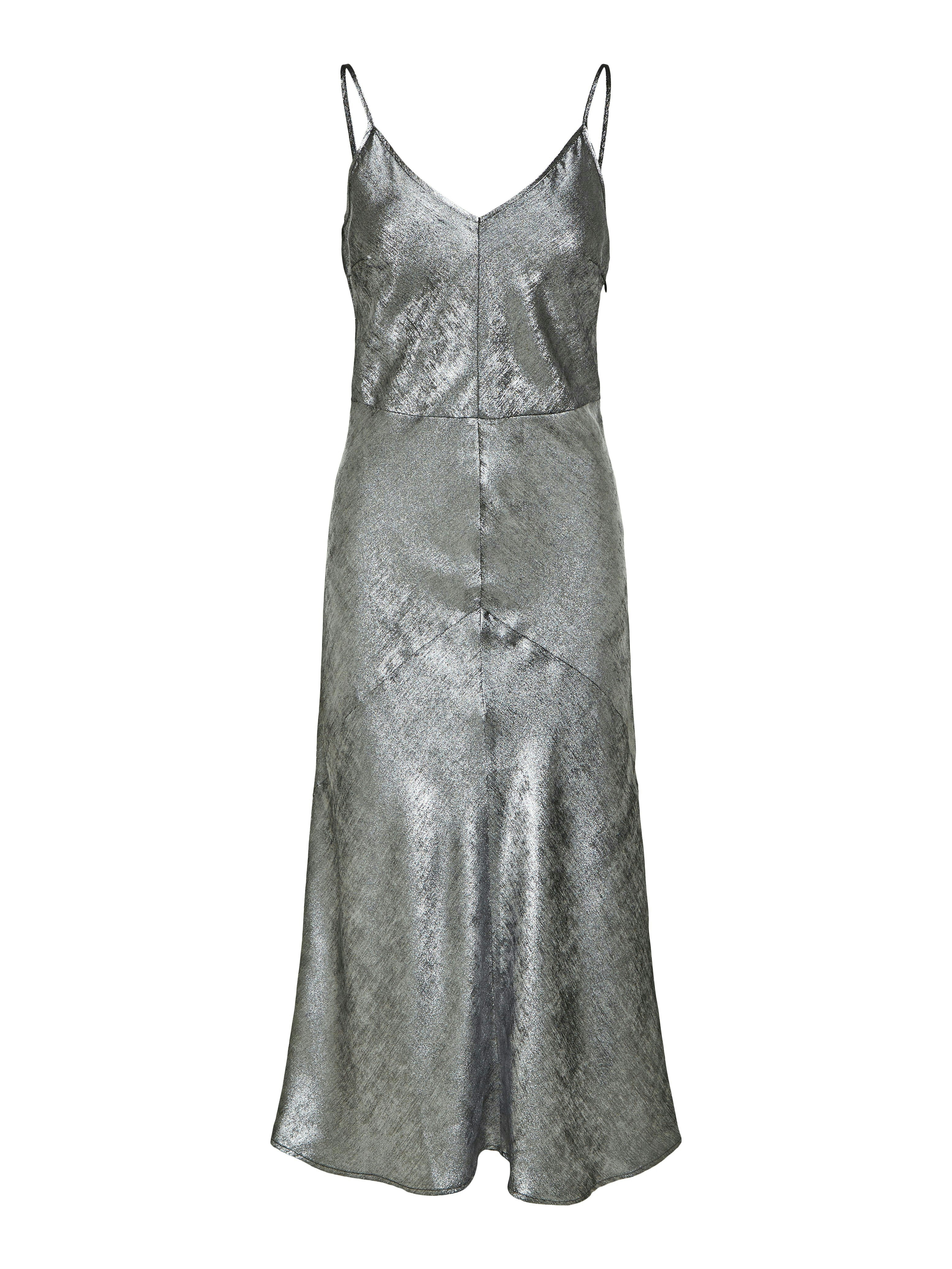 sølv kjole