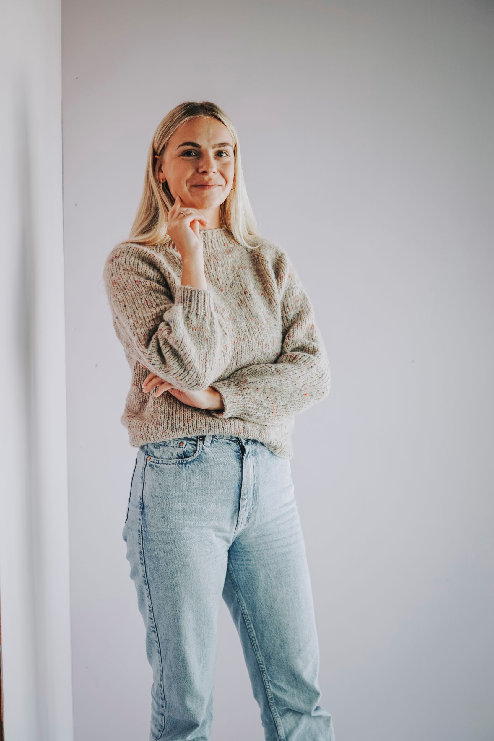 Har du aldrig strikket Så du begynde med femina-sweateren | Femina