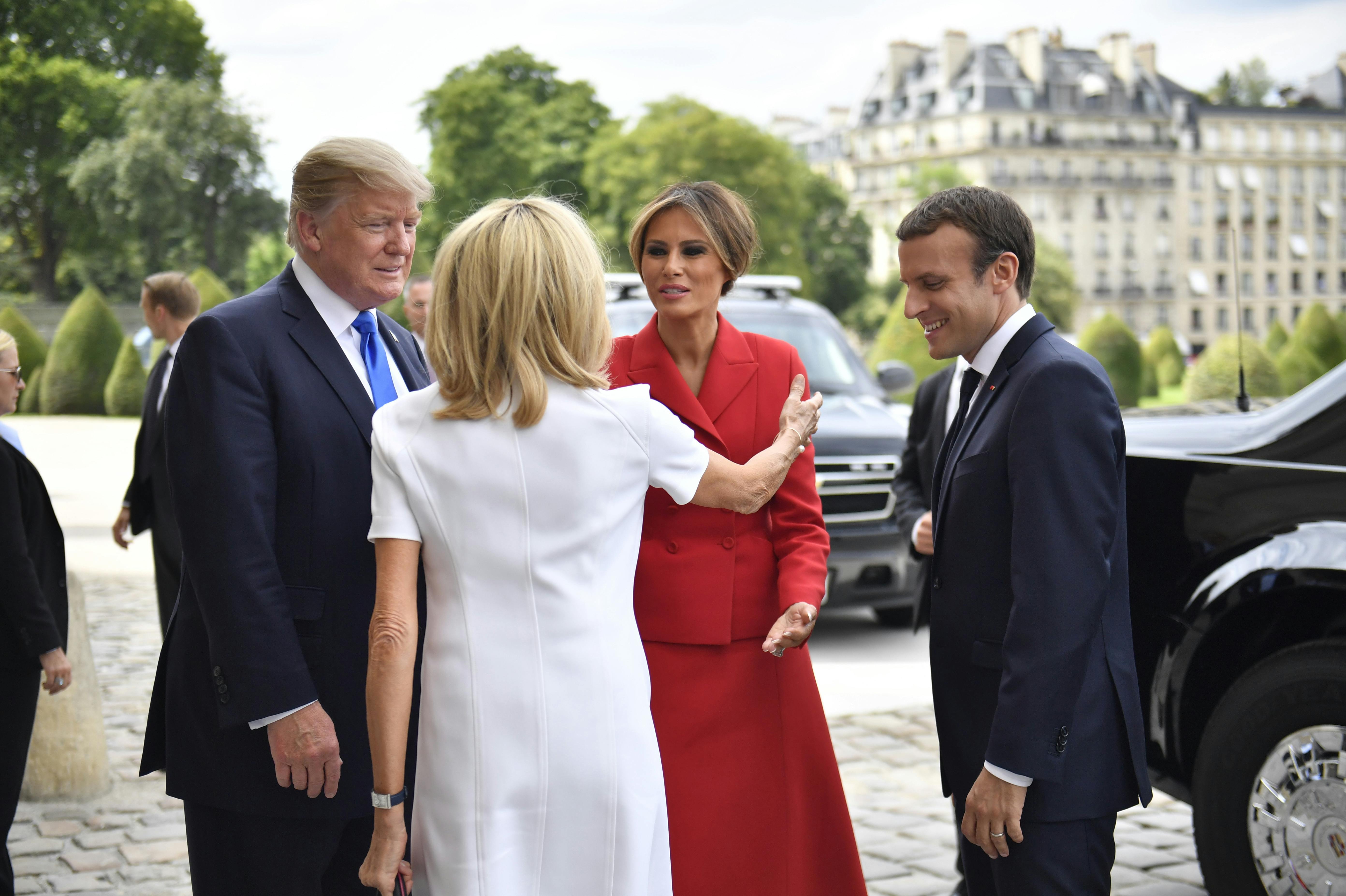 Emmanuel Macron Brigitte Macron parforhold