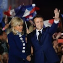 Emmanuel Macron Brigitte Macron parforhold