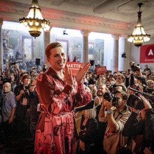 Valgaftenen efter folketingsvalg hos Socialdemokratiet på Christiansborg tirsdag den 1. november 2022.