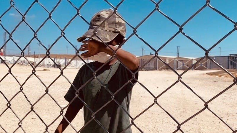Dansk barn i flygtningelejr i Syrien