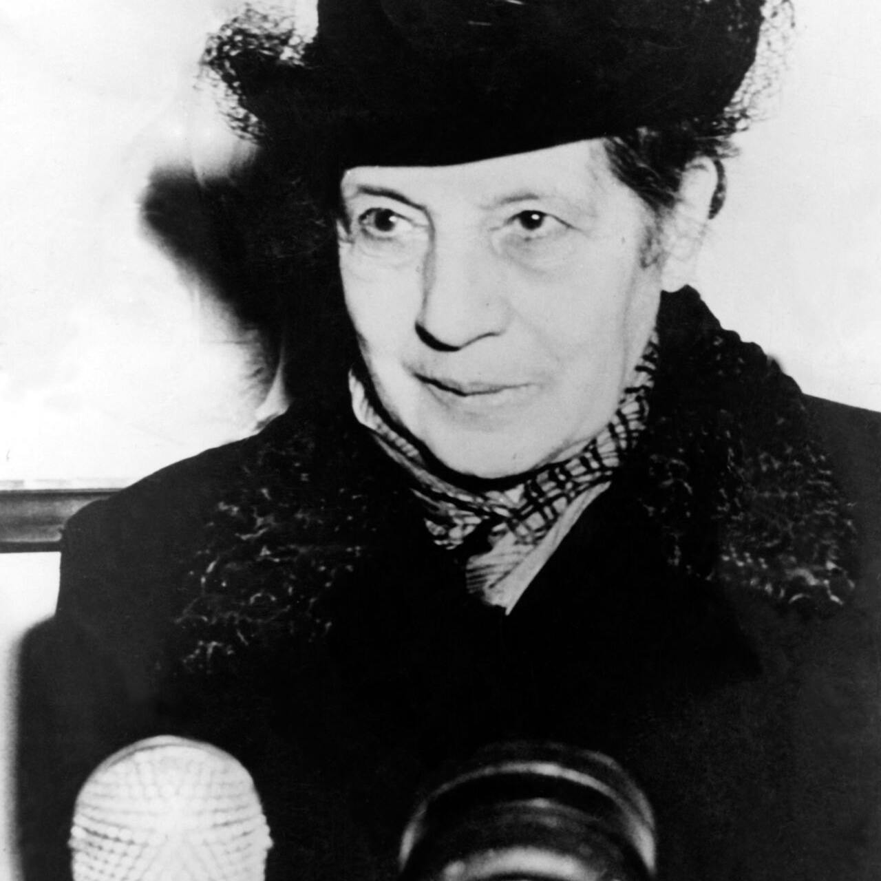 Undated portrait of Austrian born, later Swedish physicist Lise Meitner (1878-1968) who studied radioactivity and nuclear physics, and was part of the team that discovered nuclear fission, for which her colleague Otto Hahn was awarded the 1944 Nobel Prize in Chemistry. AFP