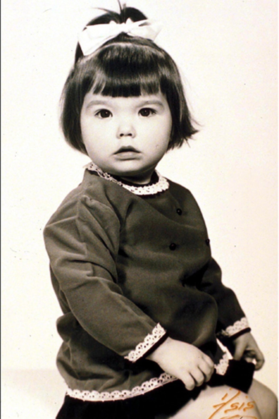 Sangerinden Björk som lille pige