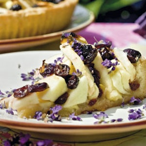 æbletærte med lavendel