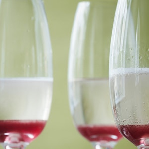 champagne med granatæble