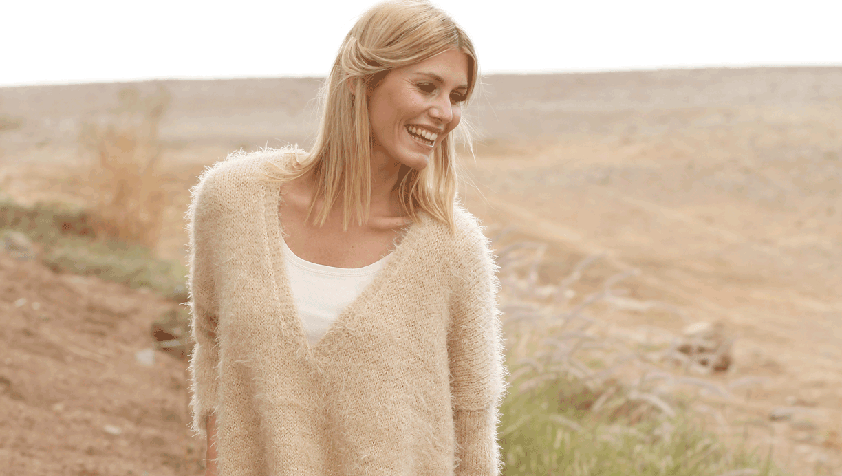 Strik lækker, lodden forårssweater | Femina