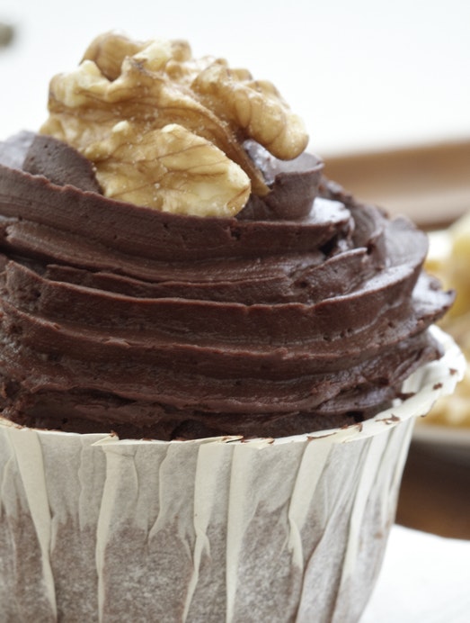 Muffins brownies som cupcakes