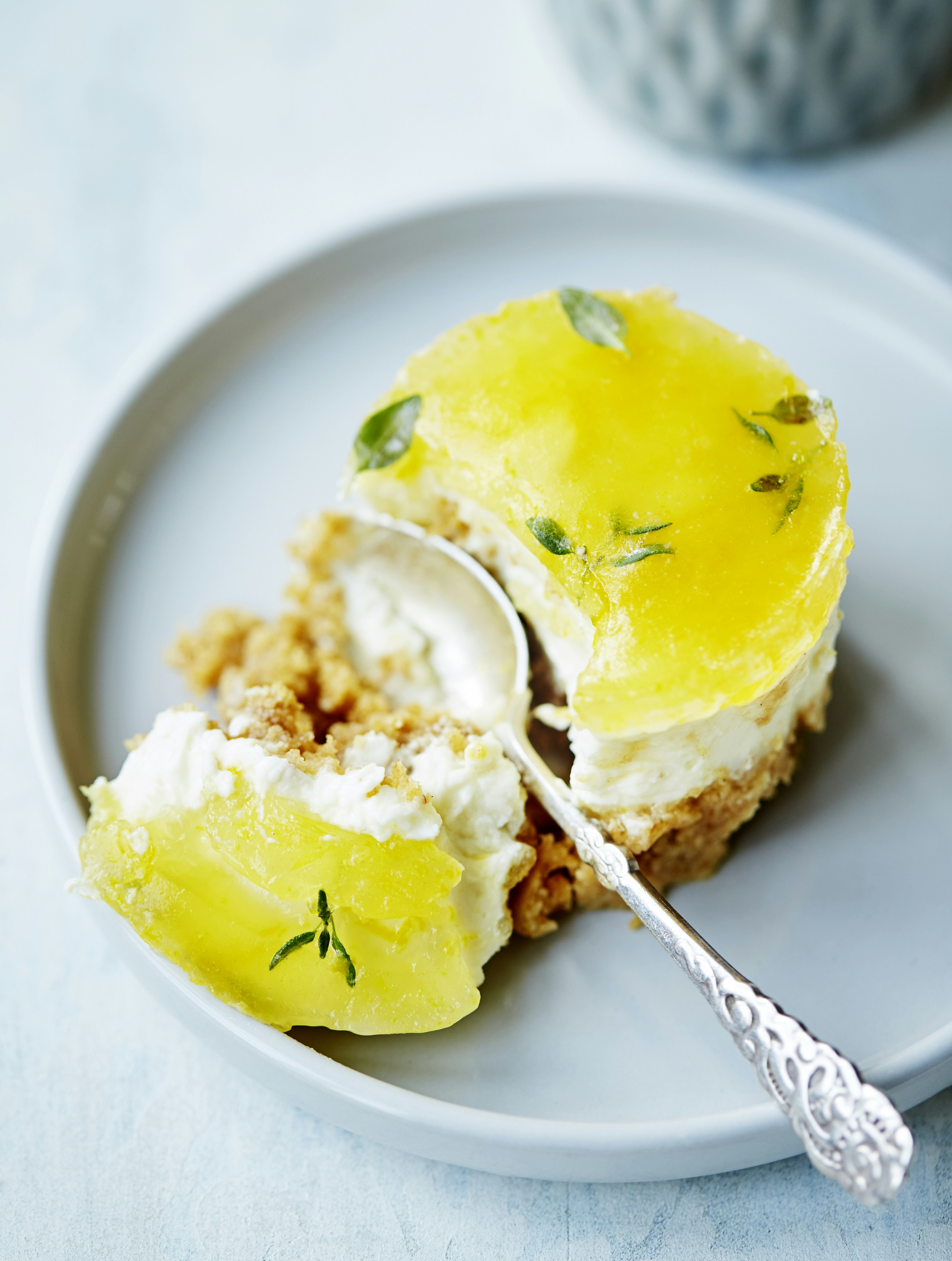 Cheesecake med gin-tonic-top