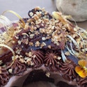 flamberet banankage med romcreme - den store bagedyst