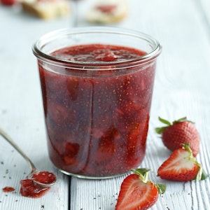 Jordbærmarmelade med chiafrø