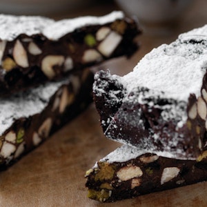 Klassisk italiensk panforte-julekage