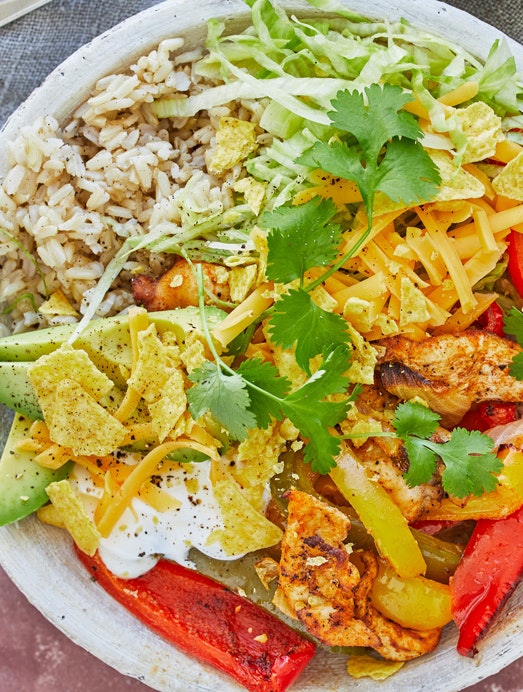 Fajita-kyllinge-skål