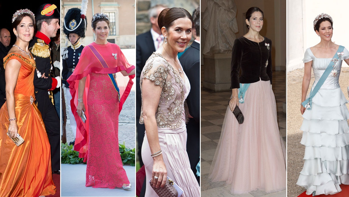underkjole Ret skat Kronprinsesse Mary - se hendes mange smukke kjoler | SØNDAG