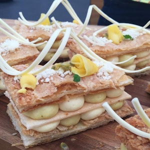 Millefeuille med passionsfrugt