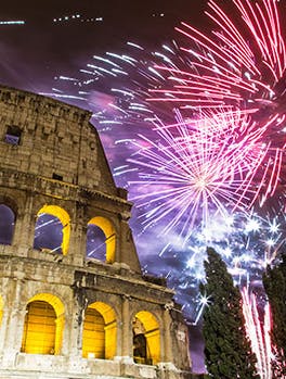 Coloseum i Rom til nytår