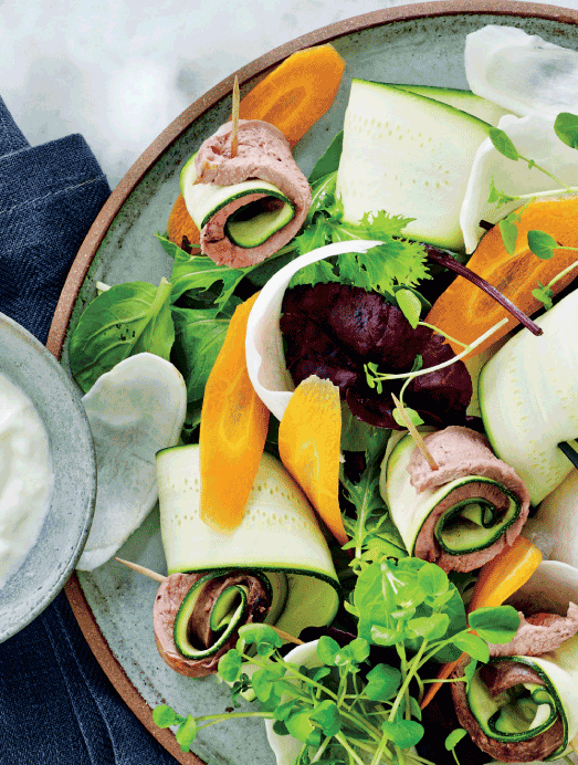 Andebryst med squash og rodfrugter