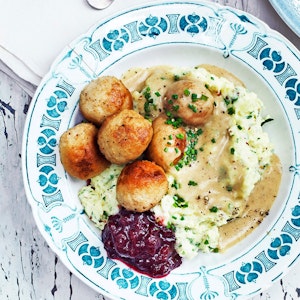 Svenske köttbullar med mos