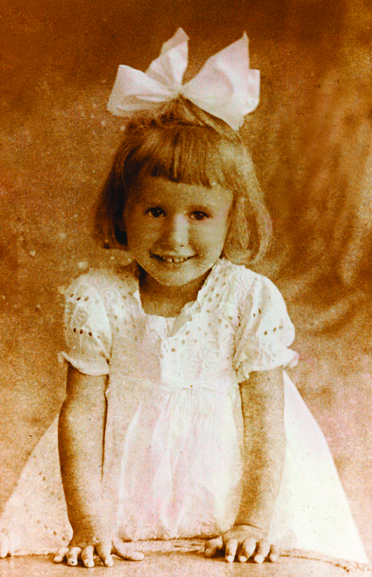 Et billede af Lise Nørgaard som barn
